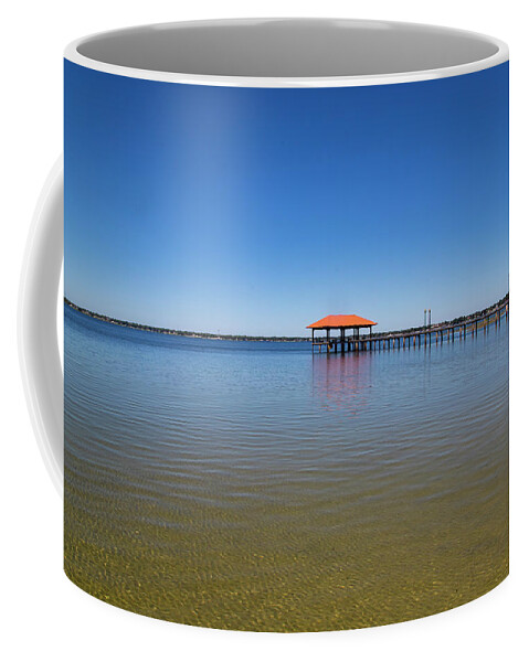 Sebring Coffee Mug featuring the photograph Jackson Lake, Sebring FL by Dart Humeston