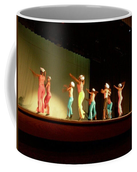 Dancers Coffee Mug featuring the painting Jamboreee5 by Trevor A Smith