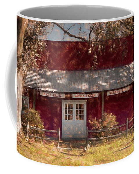 Rustic Coffee Mug featuring the photograph Jams and Jellies in Julian by Alison Frank