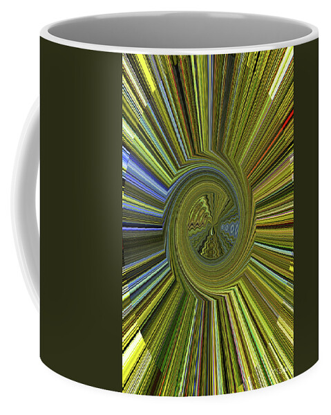 Janca Ray Abstract #9690#ps3a Coffee Mug featuring the digital art Janca Ray Abstract #9690#ps3a by Tom Janca