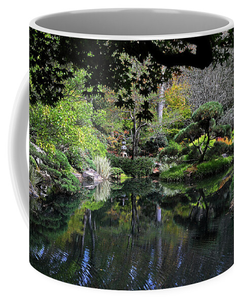 Japanese Gardens Coffee Mug featuring the photograph Japanese Gardens 13 by Richard Krebs