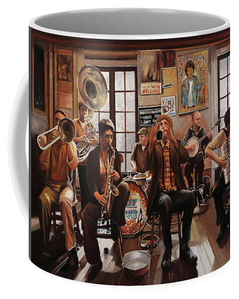 Jazz Coffee Mug featuring the photograph jazz for S by Guido Borelli