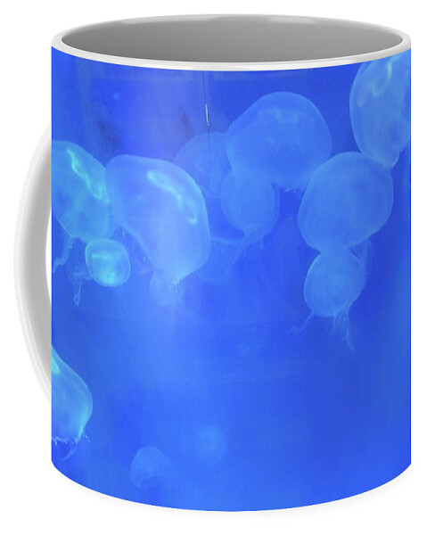 Jellies Coffee Mug featuring the photograph Jellyfish by Pour Your heART Out Artworks