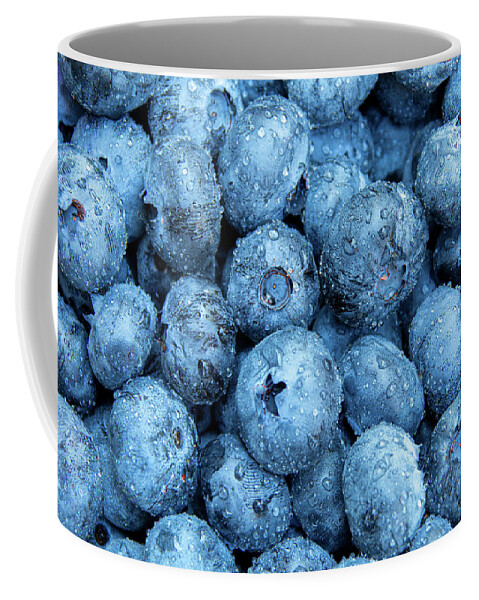 Agriculture Coffee Mug featuring the photograph Jersey Blueberries by Kristia Adams