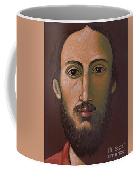 Jesus After Jose Ribera Coffee Mug featuring the painting Jesus after Jose Ribera 321  by William Hart McNichols