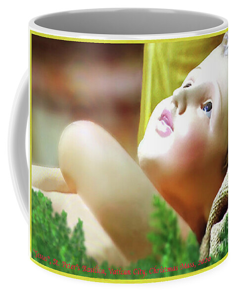 Jesus Coffee Mug featuring the photograph Jesus at St. Peter's Basilica by Mary Grden