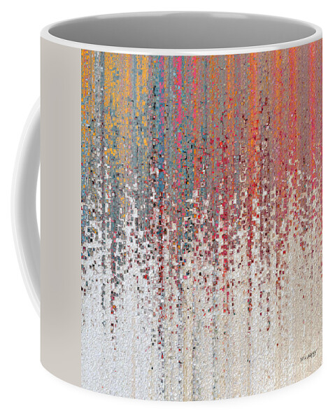 Red Coffee Mug featuring the painting Jesus Christ The Author and Finisher Of Our Faith by Mark Lawrence