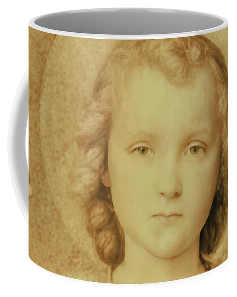 Lisieux Coffee Mug featuring the mixed media Jesus Infant Child St Therese by Celine Martin
