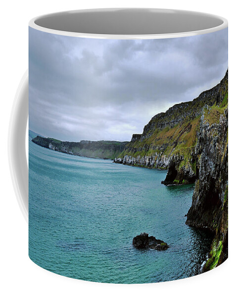 Ireland Rocks Coffee Mug featuring the photograph Jewelled Ballintoy Northern Ireland by Lexa Harpell
