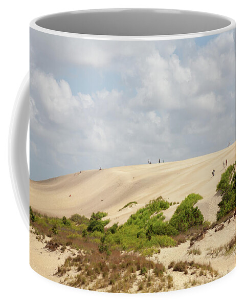 North Carolina Coffee Mug featuring the photograph Jockey's Ridge on the Outer Banks of North Carolina by William Kuta