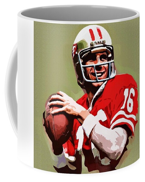 San Francisco 49ers Uniform Coffee Mug by Joe Hamilton - Pixels Merch