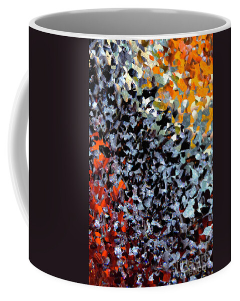 Red Coffee Mug featuring the painting John 10 10. An Invitation by Mark Lawrence