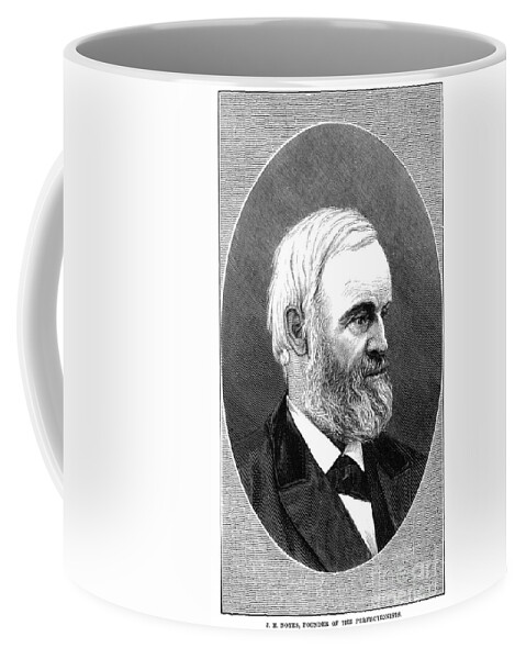 1875 Coffee Mug featuring the drawing John Humphrey Noyes by Granger