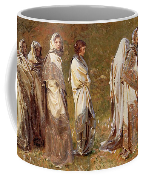  Coffee Mug featuring the painting John Singer Sargent - Cashmere by Les Classics