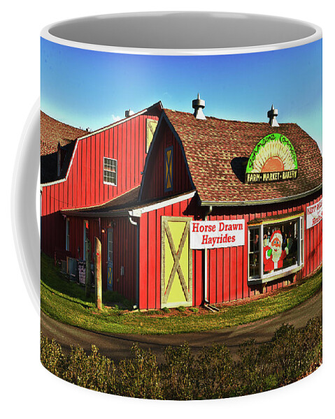 Building Coffee Mug featuring the photograph Johnsons Farm by Louis Dallara