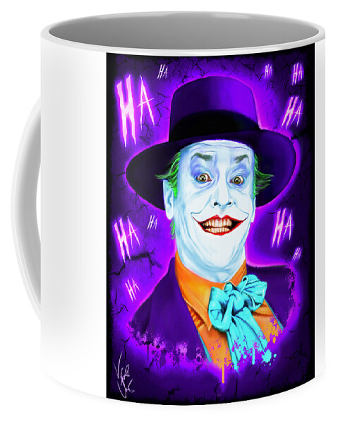 Joker Coffee Mug Joker Put on a Happy Face Joker Joaquin Mug 