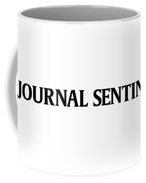 Milwaukee Coffee Mug featuring the digital art Journal Sentinel Black Logo by Gannett Co