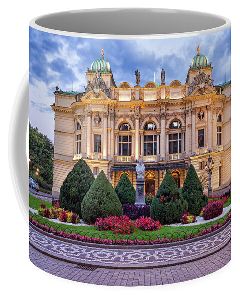 Juliusz Coffee Mug featuring the photograph Juliusz Slowacki Theatre In Krakow, Poland by Artur Bogacki