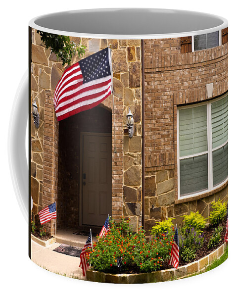 Flag Coffee Mug featuring the photograph July 4th Any Year by C Winslow Shafer