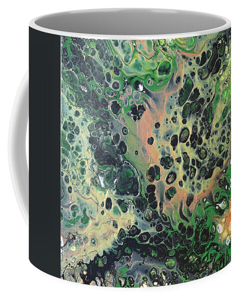 Cheetah Coffee Mug featuring the painting Jungle by Nicole DiCicco