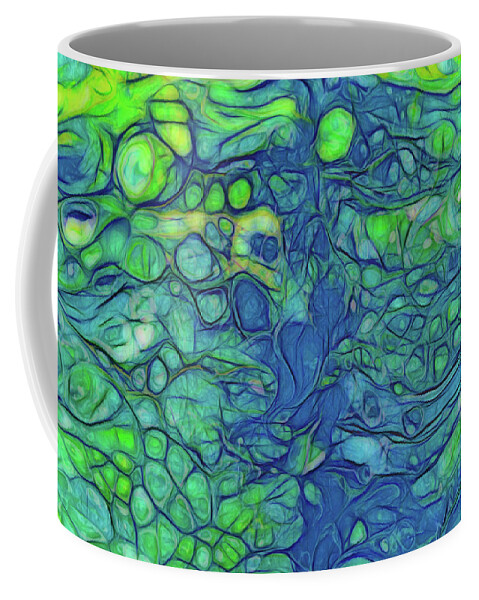 Acrylic Coffee Mug featuring the painting Just Another Fantasy by Lorraine Baum