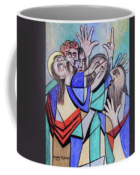 Just Believe Coffee Mug featuring the painting Just Believe by Anthony Falbo