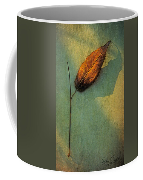 Leaves Coffee Mug featuring the photograph Just Me And My Shadow by Rene Crystal