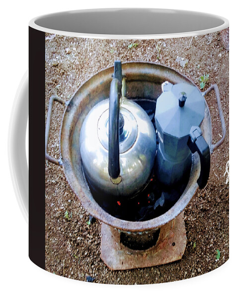 Coffee Coffee Mug featuring the photograph Just the two of Us by Esoteric Gardens KN
