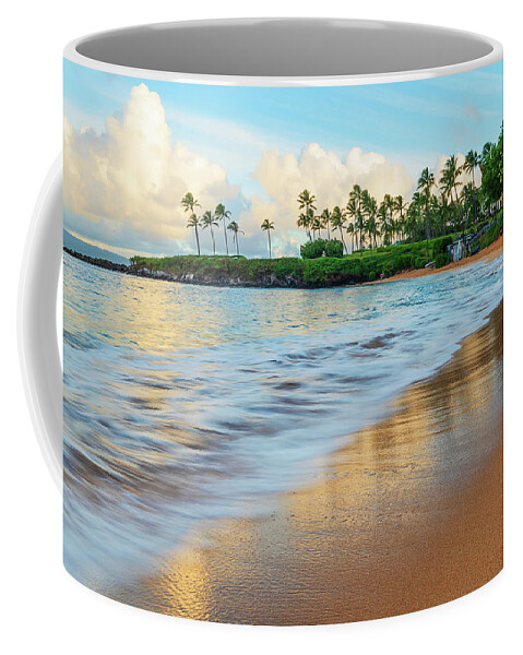 Hawaii Coffee Mug featuring the photograph Late Afternoon, Kapalua Beach by Patrick Campbell