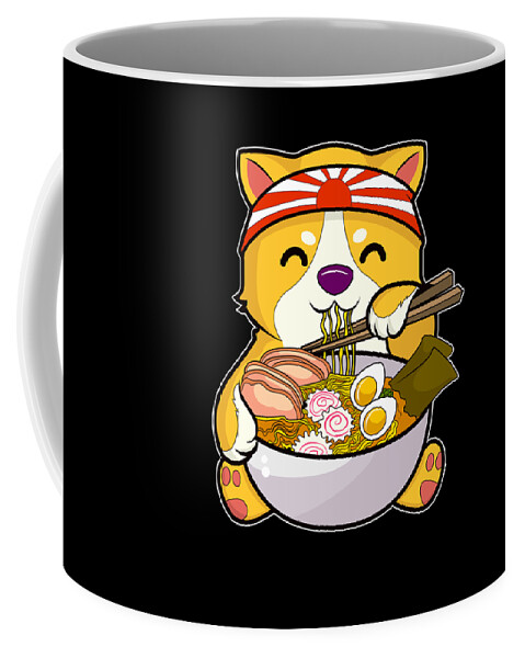 Kawaii Dog Ramen Bowl Funny Anime Noodles Puppy Coffee Mug by The Perfect  Presents - Fine Art America