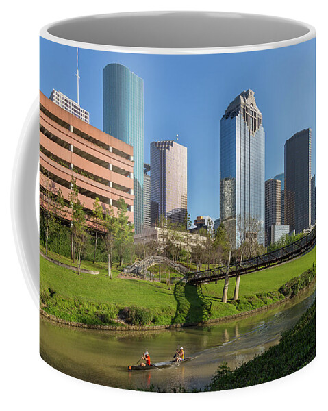 2017 Coffee Mug featuring the photograph Kayak on Buffalo Bayou by Tim Stanley