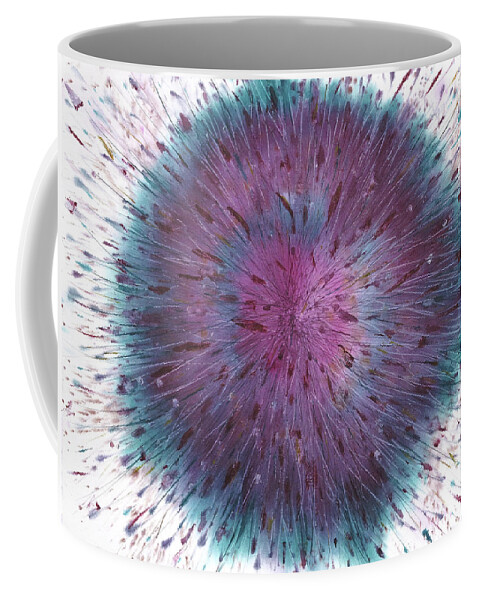  Coffee Mug featuring the painting Keine Pusteblume by Petra Rau