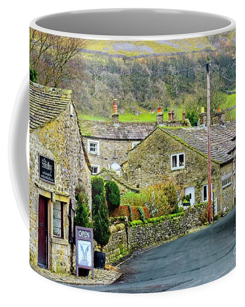 Yorkshire Dales Coffee Mug featuring the photograph Kettlewell Village, Yorkshire Dales by Martyn Arnold