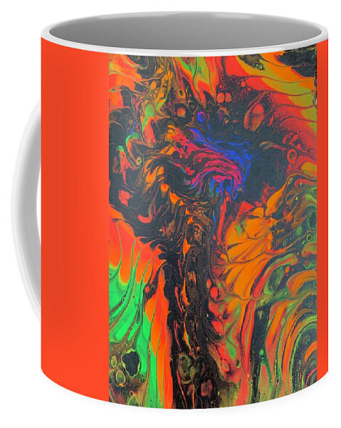 Wild Turkey Coffee Mug featuring the painting Kevin by Nicole DiCicco