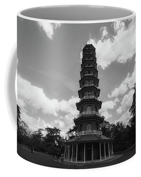 Pagoda Coffee Mug featuring the photograph Kew's Pagoda by Andrew Lalchan
