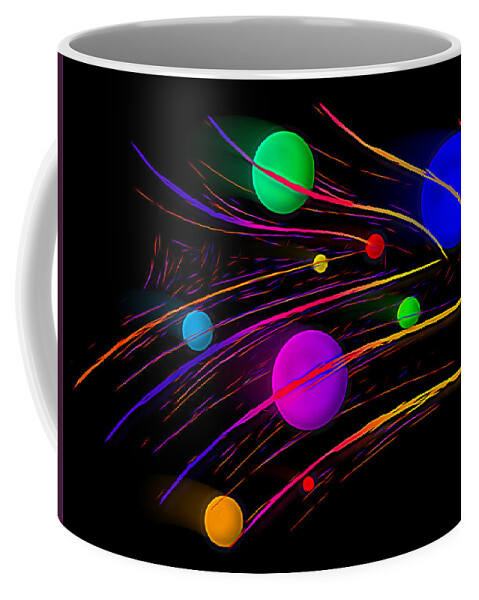 Kinetic Coffee Mug featuring the photograph Kinetic Color by Paul Wear