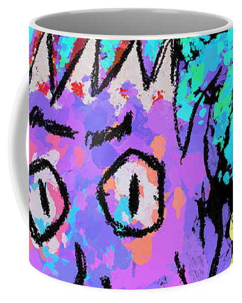  Coffee Mug featuring the digital art King of Colour by Michelle Hoffmann