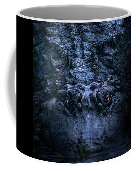 Alligator Coffee Mug featuring the photograph Kingdom of the Gator by Mark Andrew Thomas