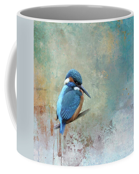 European Kingfisher Coffee Mug featuring the photograph Kingfisher by Eva Lechner