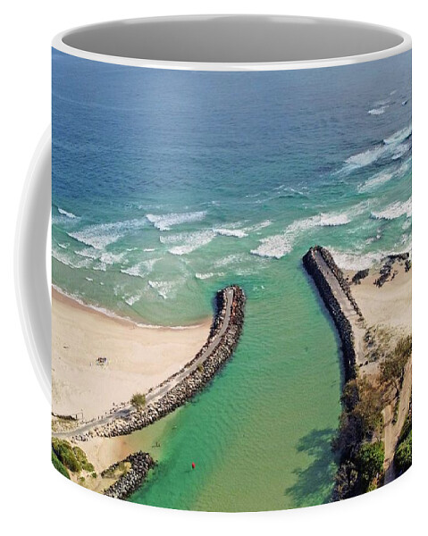 Kingscliff Coffee Mug featuring the photograph Kingscliff Creek by Andre Petrov
