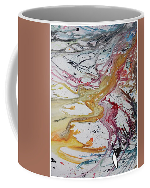  Coffee Mug featuring the painting Kiss Me Again by Jimmy Williams