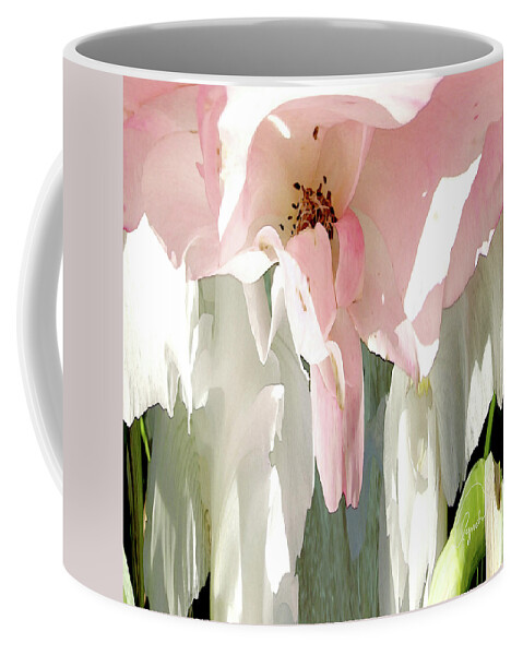 Abstract Coffee Mug featuring the photograph Kiss Me Quick by Karen Lynch