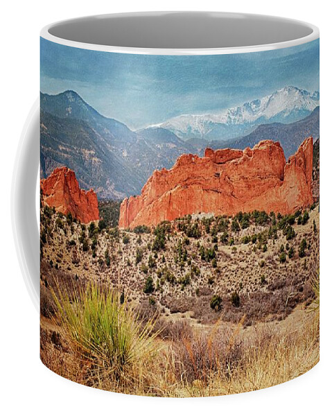 Colorado Coffee Mug featuring the photograph Kissing Camels by Elin Skov Vaeth