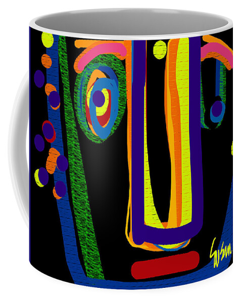 Knarley Man Coffee Mug featuring the digital art Knarley Man created in Memoriam to Hal Sanke by Susan Fielder