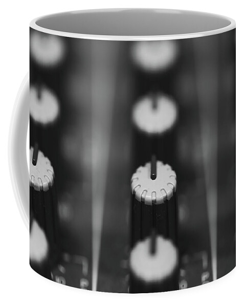 Black And White Coffee Mug featuring the photograph Knobs in Focus by Go and Flow Photos