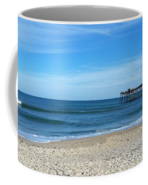 Kure Beach North Carolina Coffee Mug featuring the photograph Kure Beach by Rick Nelson