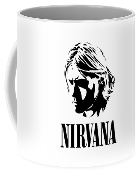 Kurt Cobain Transparent Coffee Mug by Michael Johnson - Pixels
