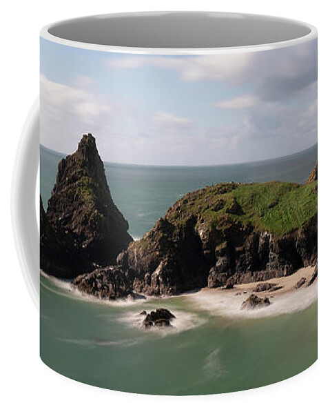 Cornwall Coffee Mug featuring the photograph Kynance Cove Cornwall Coast Lizard Point by Sonny Ryse