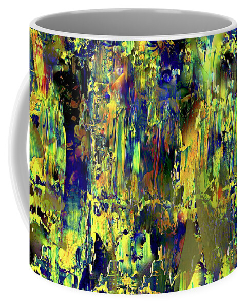A-fine-art Coffee Mug featuring the painting L.A Hollywood 8/The Audition by Catalina Walker