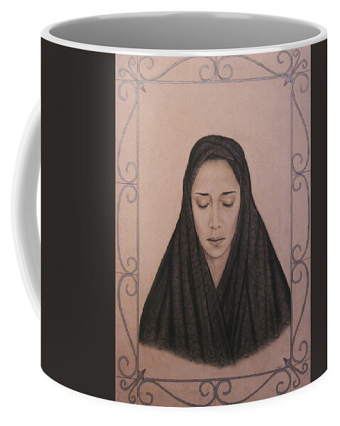 La Llorona Coffee Mug featuring the painting La Llorona by Lynet McDonald